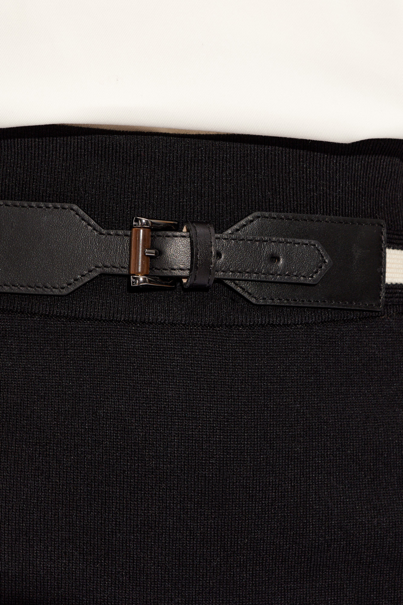 Black 'Ora' belted skirt Max Mara - SchaferandweinerShops Japan